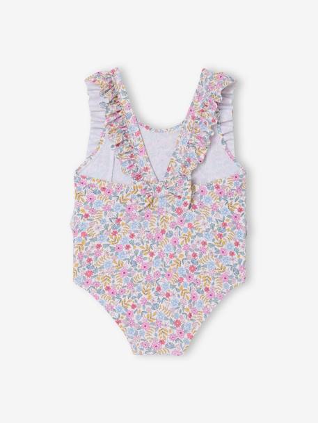 One-Piece Swimsuit for Girls ecru 