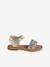 Occasion Wear Leather Sandals for Children, Designed for Autonomy gold 