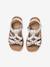 Leather Sandals with Hook-&-Loop Fastening for Toddlers set blue+white 
