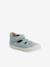 Leather Sandals with Hook-&-Loop Fastening for Babies, Designed for First Steps sage green 