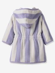 Striped Baby Dressing Gown with Recycled Cotton, TRANSAT Family Capsule Collection