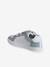 Leather Hook-&-Loop Trainers for Children raspberry pink+white 