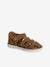 Leather Hook-&-Loop Sandals for Children, Designed for Autonomy camel 