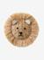 Lion wall trophy beige 