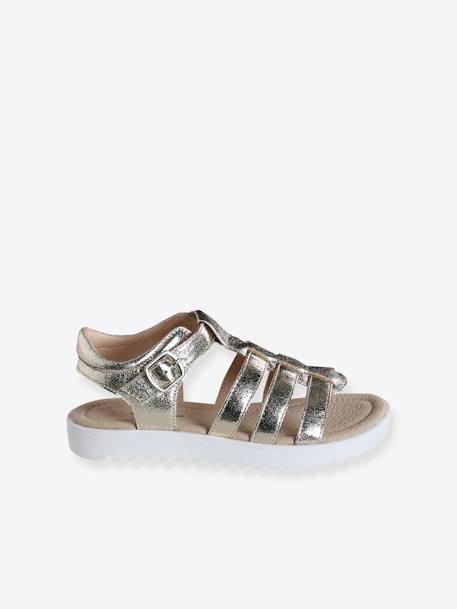 Multi-Strap Sandals for Children black+gold 
