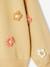3D Floral Girls' Sweatshirt golden yellow 