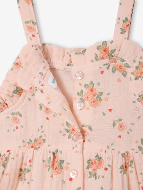 Wide Cotton Gauze Jumpsuit pale pink 