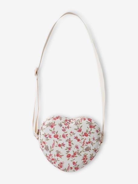 Heart-Shaped Bag for Girls ecru 