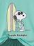 Peanuts® SNOOPY Surf Pyjamas emerald green 
