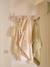 Pack of 3 cotton muslin squares BABYLON printed beige 