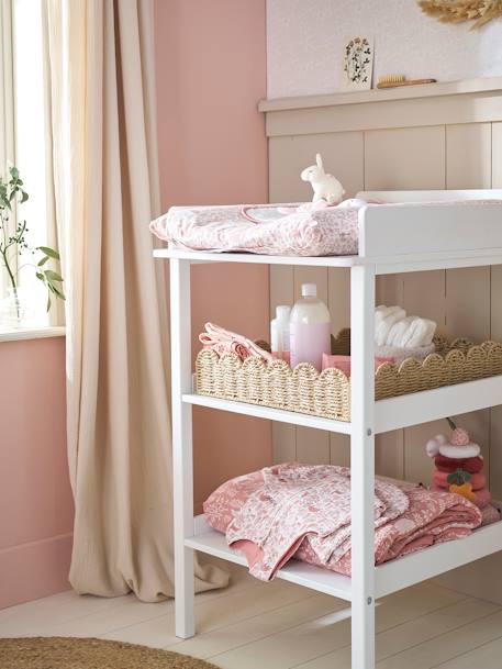 FESTON paper cord storage basket for changing table beige 