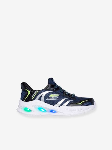 Light-Up Trainers for Children, S Lights® Meteor- Lights- Brisk - SKECHERS® navy blue 