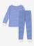 Pyjamas in Tube Knit Fabric, for Children, PETIT BATEAU blue 