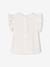 T-Shirt with Flowers in Relief, for Babies Light Pink+vanilla 