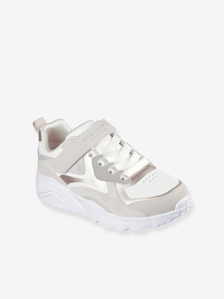 Uno Lite Metallic Burst Trainers for Girls, SKECHERS beige 