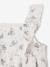 Occasion Wear Playsuit in Plumetis for Babies printed white 