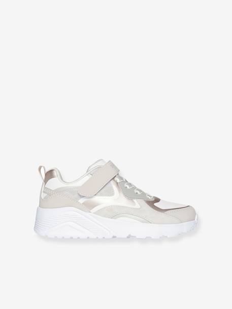 Uno Lite Metallic Burst Trainers for Girls, SKECHERS beige 
