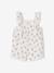 Occasion Wear Playsuit in Plumetis for Babies printed white 