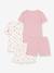 Pack of 2 Short Pyjamas for Children, PETIT BATEAU white 