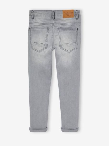 Morphological slim thin jeans for boys black denim+Dark Blue+Dark Grey+Denim Blue+denim grey+double stone 