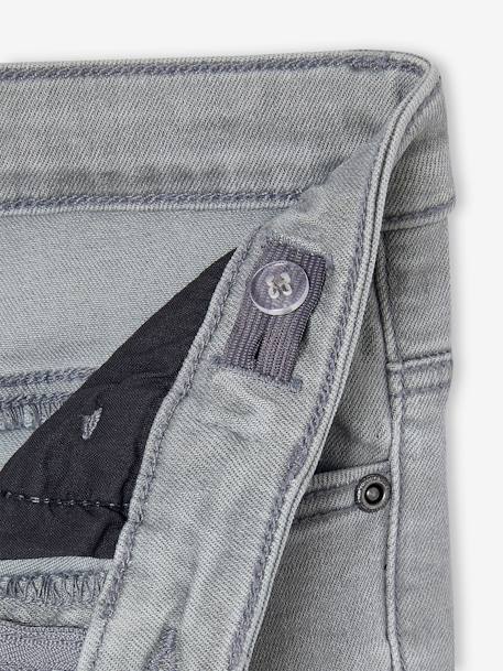 Slim morphological jeans for boy size large Dark Blue+Dark Grey+Denim Blue+denim grey+double stone 