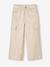 Girls' iridescent cargo trousers silver 