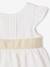 Occasion Wear Dress with Bow at the Back, for Babies white 