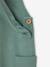 Fleece Top & Dungarees Ensemble, for Babies BROWN MEDIUM SOLID+emerald green 