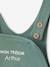 Fleece Top & Dungarees Ensemble, for Babies BROWN MEDIUM SOLID+emerald green 