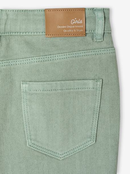 MorphologiK slim trousers for girls anthracite+rosy+sage green 