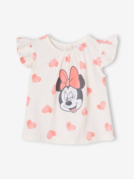 T-Shirt & Shorts Set for Babies, Minnie Hearts Disney® coral 
