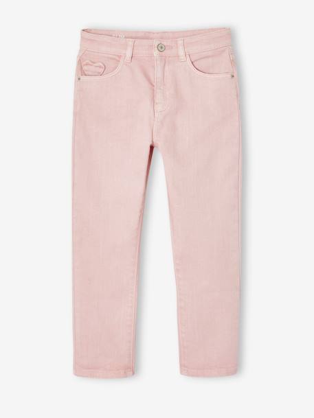 MorphologiK slim trousers for girls anthracite+rosy 