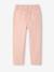 Paperbag trousers for girls with heart pockets rosy 