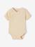5 pack of short-sleeved baby bodysuits, Hot Air Balloon design ecru 