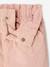Paperbag trousers for girls with heart pockets rosy 