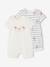 Pack of 2 WINNIE THE POOH Playsuits for Babies, by Disney® ecru 