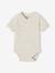 5 pack of short-sleeved baby bodysuits, Hot Air Balloon design ecru 