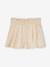 Cotton gauze blouse and shorts ceremony outfit for girls white 
