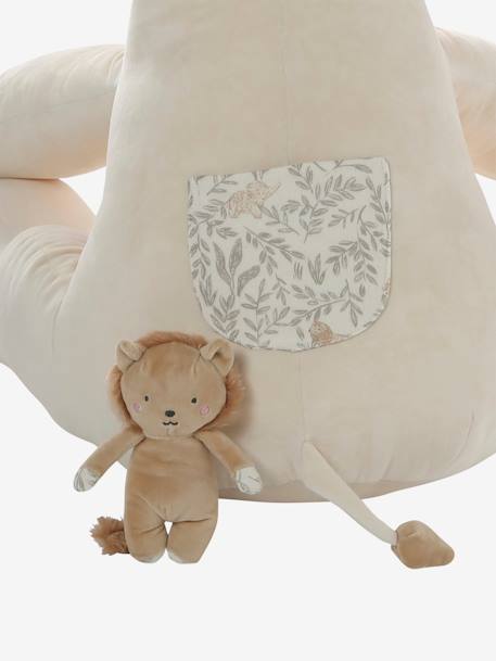 Large Plush Toy, Activity Elephant, BABYLON beige 