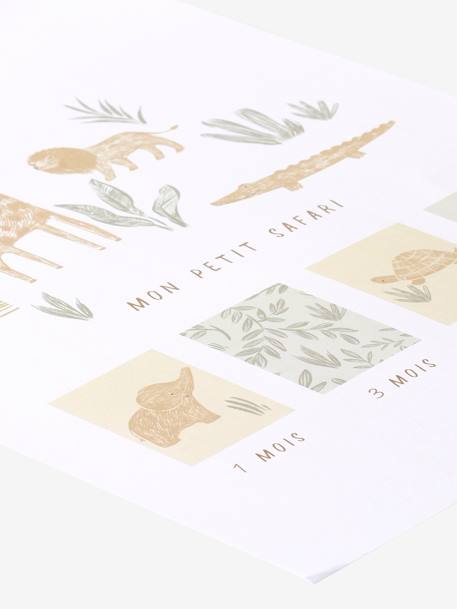 Baby Birth Souvenir Print beige 