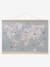 Wall-Mounted Animal World Map wood 