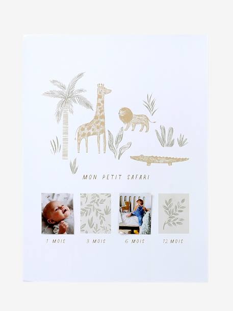 Baby Birth Souvenir Print beige 