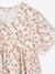 Girl's floral wrap-neck dress multicoloured 