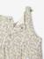 Jumpsuit for Newborn Babies, Embroidery in Cotton Gauze beige+ecru+Light Green/Print+white 
