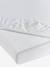 Pack of 2 waterproof mattress protectors in sponge towelling can be boiled white 