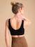 Pack of 2 Seamless Cross-over Nursing Bras, ENVIE DE FRAISE black 