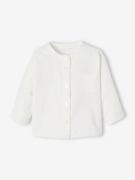 Occasion Wear Outfit: Shirt & Shorts for Babies beige+sage green 