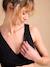 Pack of 2 Seamless Cross-over Nursing Bras, ENVIE DE FRAISE black 