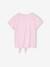 Short Sleeve T-Shirt with Knot, 'Good day' Disney® Stitch soft lilac 