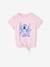 Short Sleeve T-Shirt with Knot, 'Good day' Disney® Stitch soft lilac 